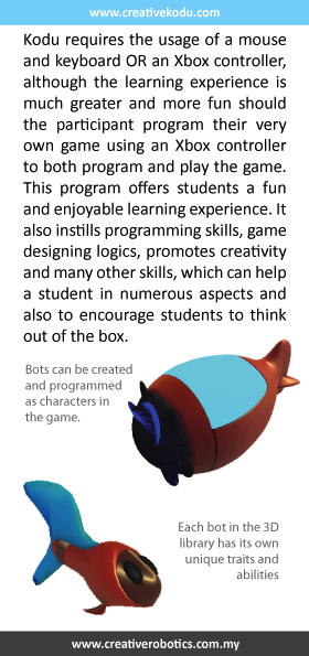 Creative Kodu Workshop Page 2