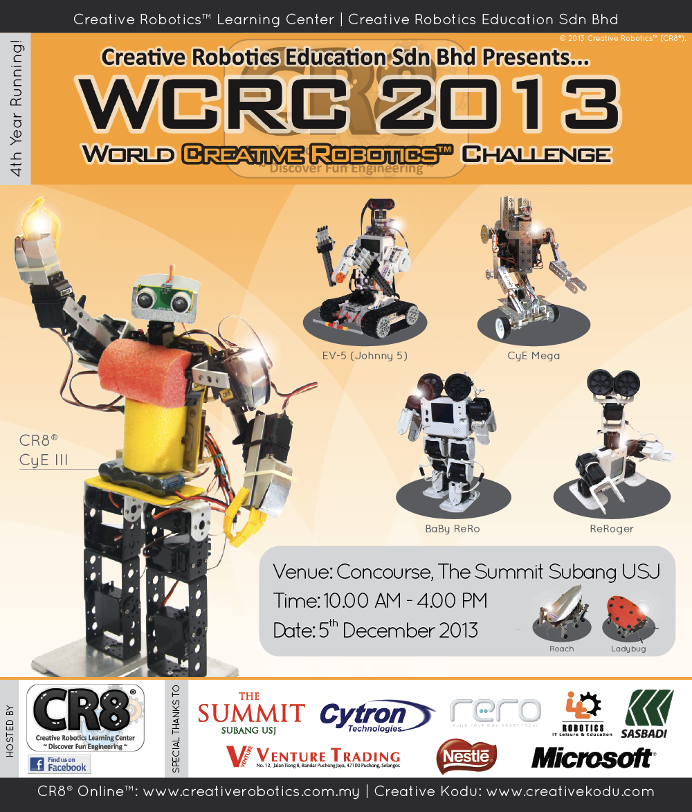 CR8® WCRC 2012 Logo